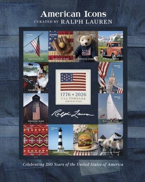 U.S. Postal Service to Honor Nation's 250th Anniversary With American Icons Stamps Curated by Ralph Lauren