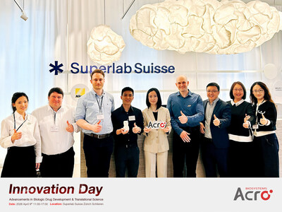 ACROBiosystems Innovation Day at Superlab Suisse Zürich Schlieren, Zurich, Switzerland ACROBiosystems Innovation Day at Superlab Suisse Zürich Schlieren, Zurich, Switzerland