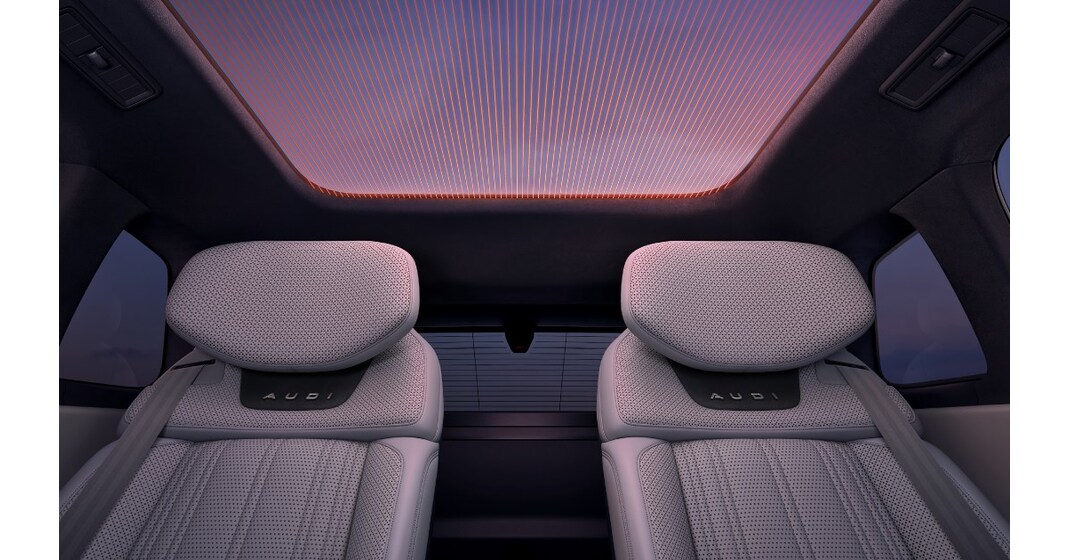 TRW AUDI E7X Debuts with Ambilight EC Smart Dimming Panoramic Roof