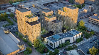 A rendering of Starlight Investments’ build-to-rent development in Basildon, UK. (CNW Group/Starlight Investments)