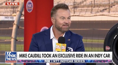 Mike Caudill speaking with Fox & Friends news anchors