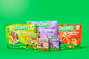 Goodies Launches Nationwide: A Better-for-You Snack Line Giving Kids' Snacking a Glow-Up