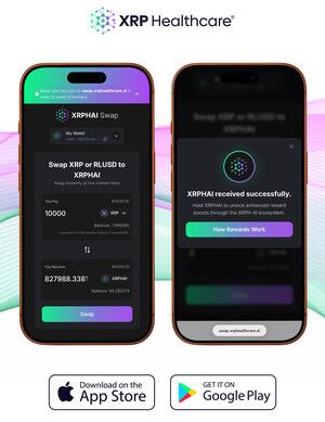 XRP Healthcare Opens Community Access to XRPHAI via XRP and RLUSD Swap