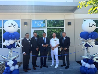 The leadership team at Ultra Maritime is joined by RDML Tom Dickinson and Wake Forest Mayor Ben Clapsaddle to celebrate the company's site expansion. The leadership team at Ultra Maritime is joined by RDML Tom Dickinson and Wake Forest Mayor Ben Clapsaddle to celebrate the company's site expansion.
