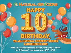 Natural Grocers® Celebrates 10-Year Anniversary of More Than 20 Stores, May 17-23, 2026