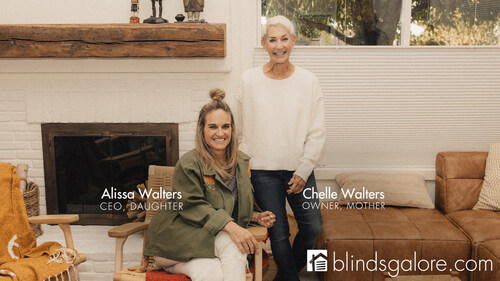 Chelle and Alissa Walters of Blindsgalore.com celebrate over 27 years of custom window treatments and excellent customer service.