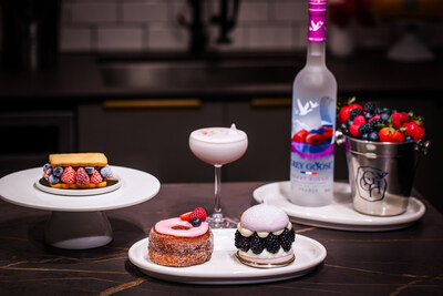GREY GOOSE® Berry Rouge "Berries and Cream" Cocktail and Berry Rouge Inspired Pastry Confections by Chef Dominique Ansel