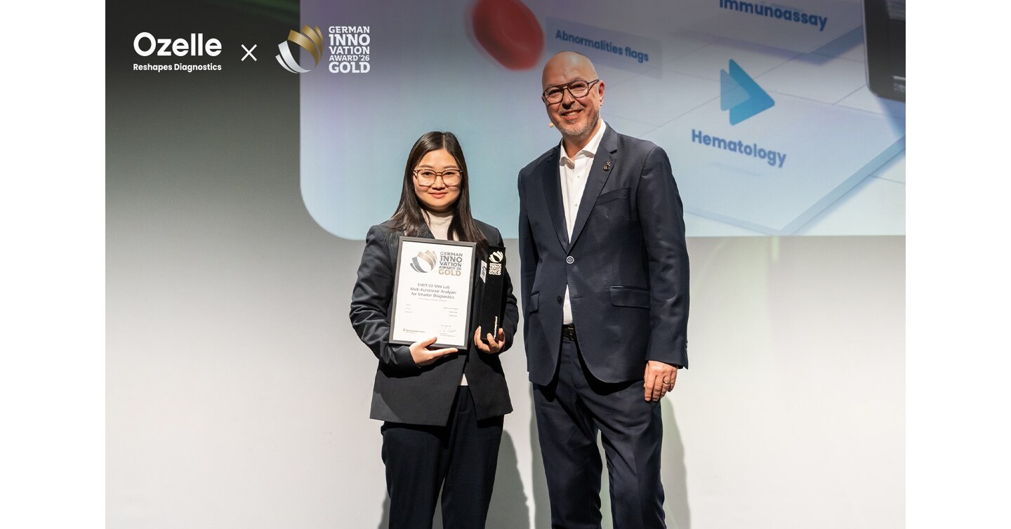 Ozelle Wins German Innovation Award Gold for Advancing the Fourth Generation of Hematology Analysis