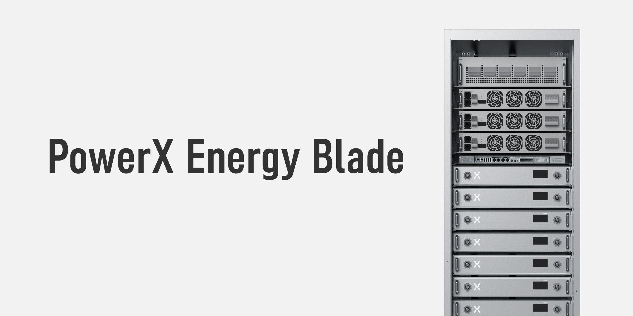 PowerX Unveils “PowerX Energy Blade” Rack-Mounted Battery Storage Concept for Data Centers