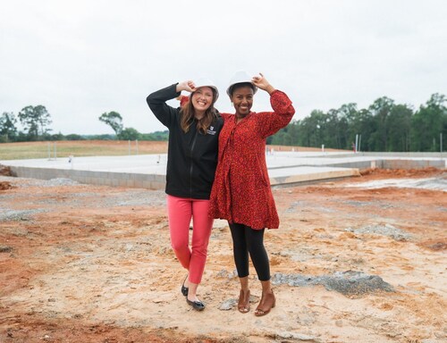 Keystone Custom Homes Team Members at the Arbor Gate Model Home Site