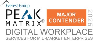 YASH Technologies Recognized as a Major Contender in Everest Group's Digital Workplace Services PEAK Matrix® Assessment 2026 - Mid-market Enterprises