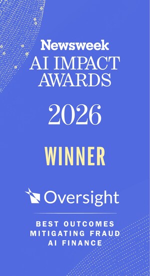 Oversight Named Newsweek AI Impact Awards 2026 Winner
