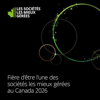 Averna maintient son titre de lauréate des sociétés les Mieux gérées dans la catégorie Reconnaissance Or