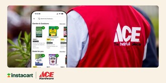 Instacart and Ace Hardware Bring the Local Hardware Store to Your Door in as Fast as One Hour
