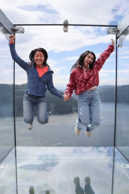 DEFY GRAVITY WITH THE OVERHANG - CANADA'S FIRST SKY-HIGH GLASS CUBE OFFICIALLY OPENS ON VANCOUVER ISLAND