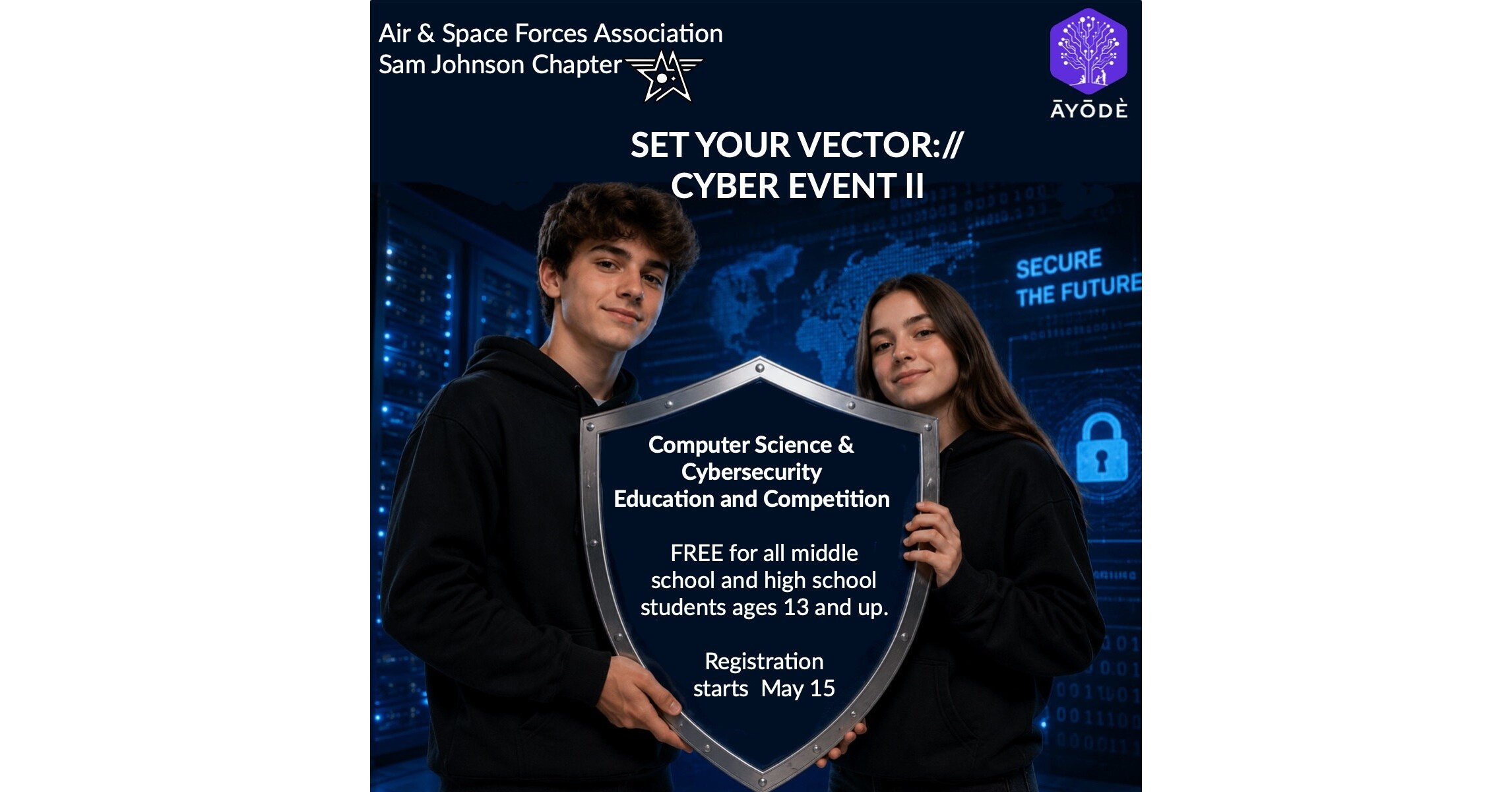 Y D Institute and Air & Space Forces Association Launch Set Your Vector Cybersecurity Initiative for North Texas Students