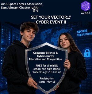 ĀYŌDÈ Institute and Air &amp; Space Forces Association Launch "Set Your Vector" Cybersecurity Initiative for North Texas Students