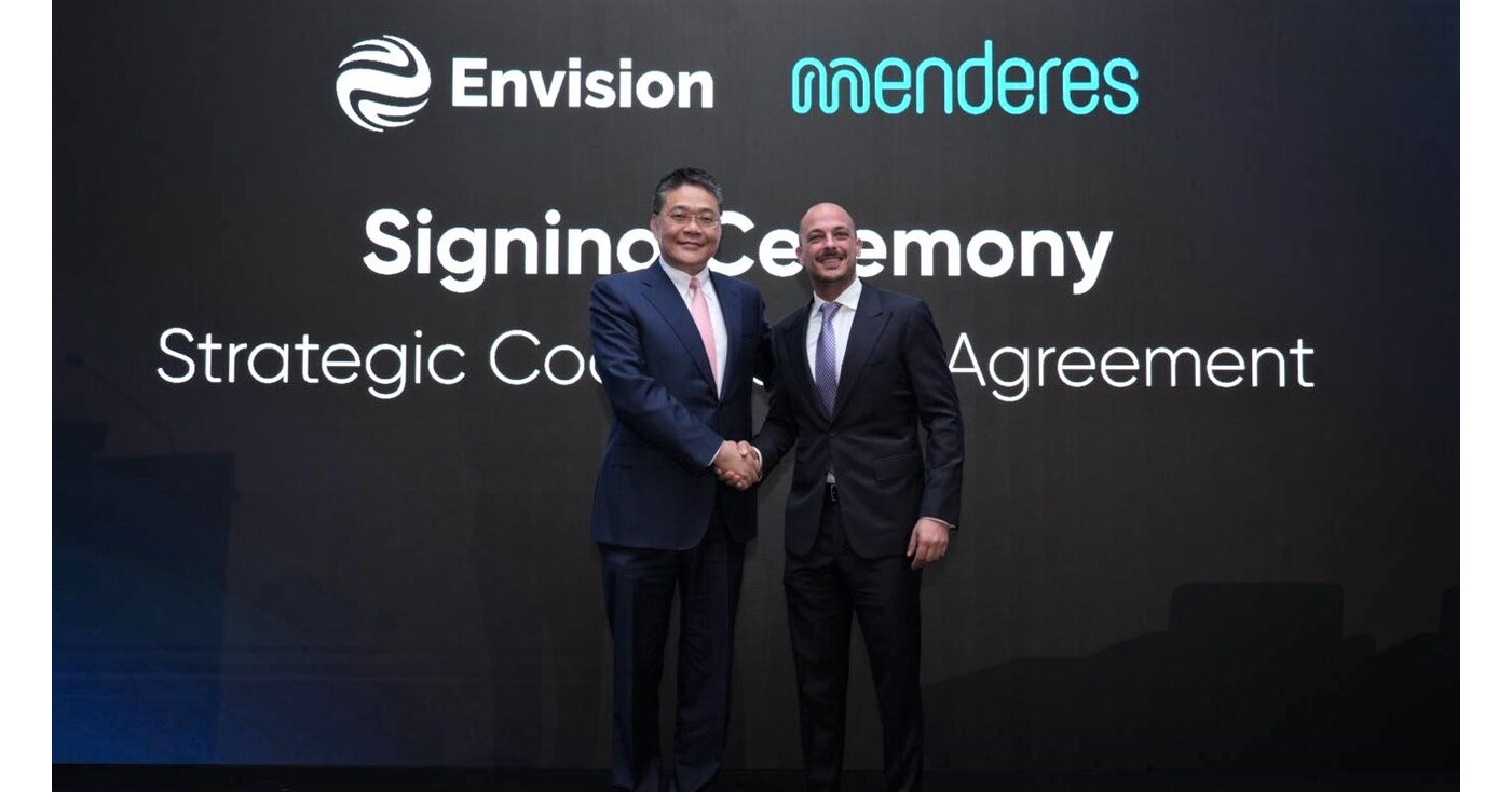Envision Energy ve Menderes Tekstil, 120 MWlık Beğendik R&uuml;zgar Projesi ile T&uuml;rkiyenin Enerji D&ouml;n&uuml;ş&uuml;m&uuml;n&uuml; Hızlandırmak i&ccedil;in Stratejik İttifakını G&uuml;&ccedil;lendiriyor