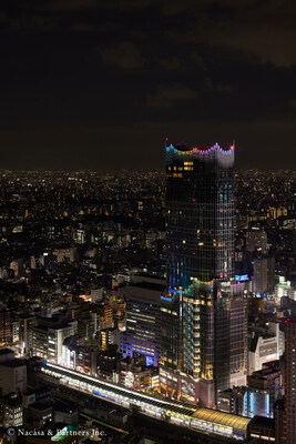 Tokyu Kabukicho Tower Rainbow Light Up