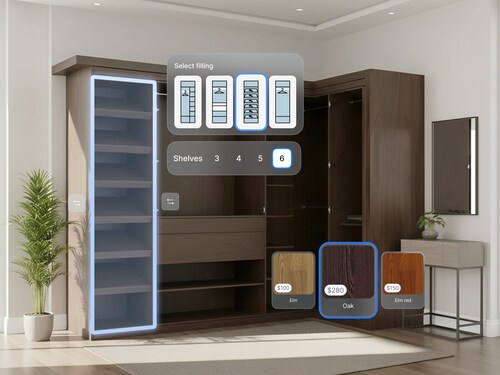 Digital Tails Group 3D wardrobe configurator