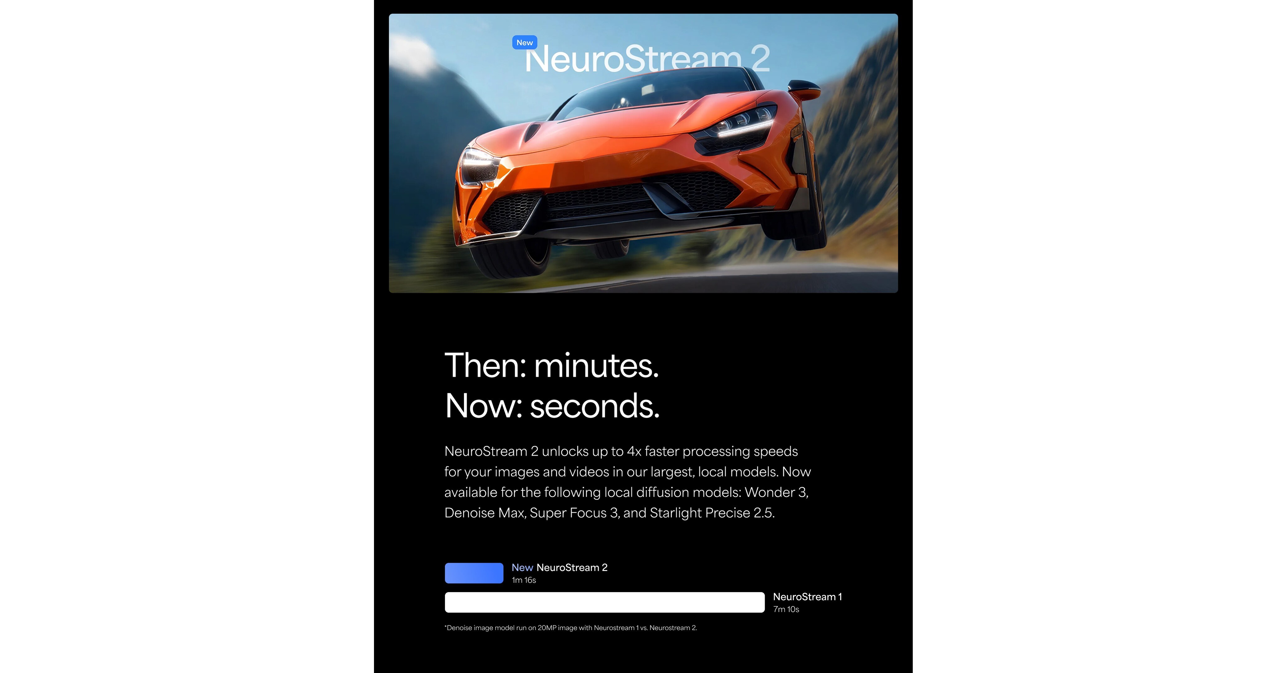 Topaz Labs unveils NeuroStream™ 2--local AI acceleration technology with up to 4X faster rendering times for image and video models