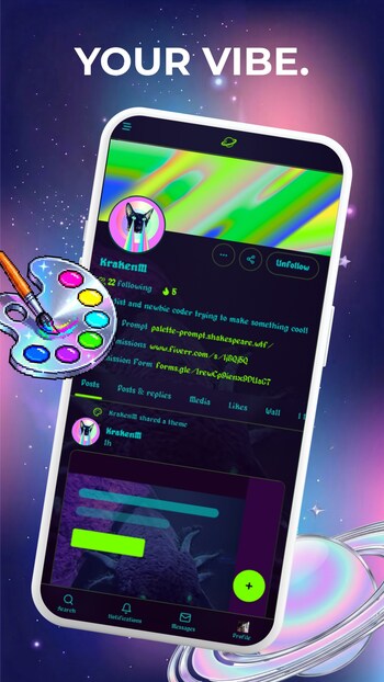 Customize your Ditto profile with shareable themes