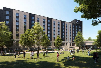 View of JWU Charlotte’s vibrant academic courtyard, with JWU’s Maple project in the background, May 2026.
Rendering by Little Diversified Architectural Consulting. View of JWU Charlotte’s vibrant academic courtyard, with JWU’s Maple project in the background, May 2026.
Rendering by Little Diversified Architectural Consulting.