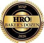 Gold-and-black HRO Today 2026 Baker’s Dozen MSP award emblem recognizing Trio Workforce Solutions for client satisfaction in contingent workforce management and MSP services.