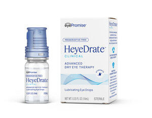 EyePromise Introduces Heyedrate Clinical, Gamechanger in Dry Eye Hydration