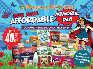 Natural Grocers® Offers Memorial Day Savings on Everyday Favorites for {N}power® Members