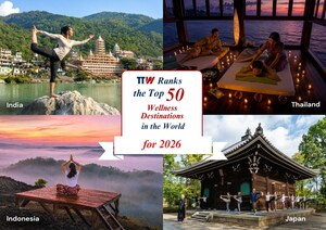 TTW Ranks the Top 50 Wellness Destinations in the World for 2026