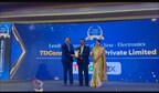 TDConnex giành giải thưởng Nhà sáng tạo hàng đầu của năm ở hạng mục Điện tử tại Giải thưởng MSME 2026 của Ấn Độ