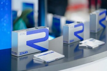 (Photo: REPT BATTERO next-generation battery technologies displayed at CIBF 2026.)