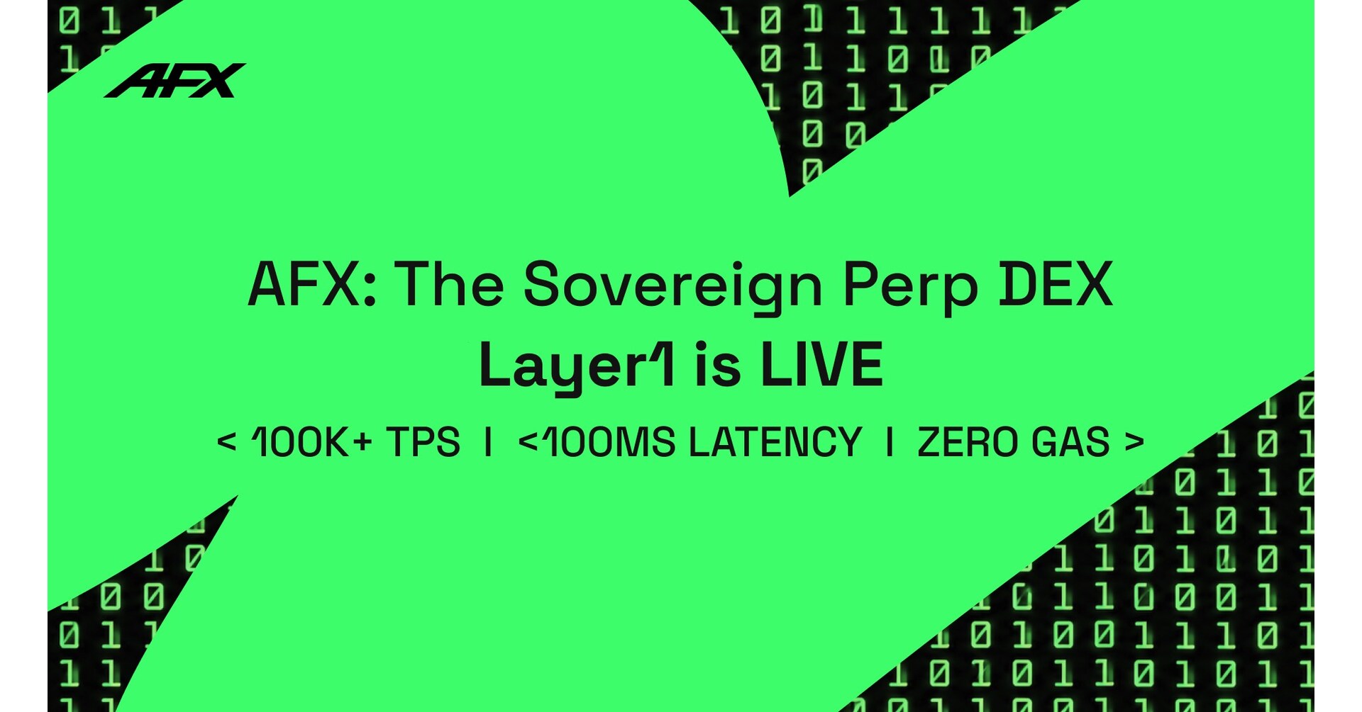 AFX Luncurkan Sovereign Layer 1, Hadirkan Eksekusi Optimal bagi On-chain Perp DEX