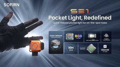 SOFIRN SE1, A Quick-Release Pocket Light for On-the-Spot Tasks Wearable Light SOFIRN SE1, A Quick-Release Pocket Light for On-the-Spot Tasks Wearable Light