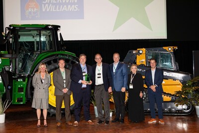 Sherwin-Williams receives John Deere "Partner-Level Supplier" Award