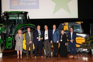 Sherwin Williams Earns Recognition as a John Deere "Partner-Level Supplier" and Supplier of the Year