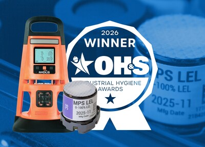Industrial Scientific Receives Top Honors for Radius® BZ1 with MPS™ LEL Sensor in the Occupational Health & Safety Industrial Hygiene Awards