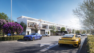 Construction reaches new heights as Phase One of the Sebring Townhomes celebrates its topping off milestone. Construction reaches new heights as Phase One of the Sebring Townhomes celebrates its topping off milestone.