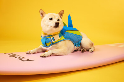 The shark float from Petco's summer collection ensures pups can make a safe splash.