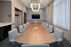 The refreshed boardroom at Embassy Suites by Hilton Franklin Cool Springs provides a sleek, modern setting for productive meetings and executive gatherings.
