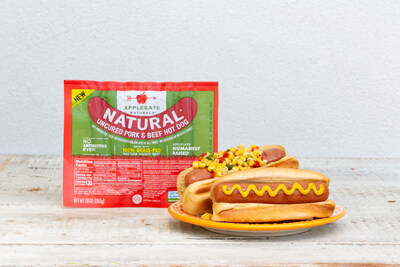 The new hot dog introduces a blend of pork with 100% grass-fed and pasture-raised(2) beef, designed to deliver a classic flavor profile at a more accessible price point, expanding access to APPLEGATE® products for a broader set of consumers. The new hot dog introduces a blend of pork with 100% grass-fed and pasture-raised(2) beef, designed to deliver a classic flavor profile at a more accessible price point, expanding access to APPLEGATE® products for a broader set of consumers.