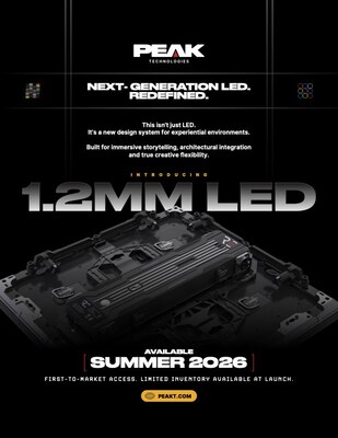 PEAK unveils next-generation 1.2mm LED technology.