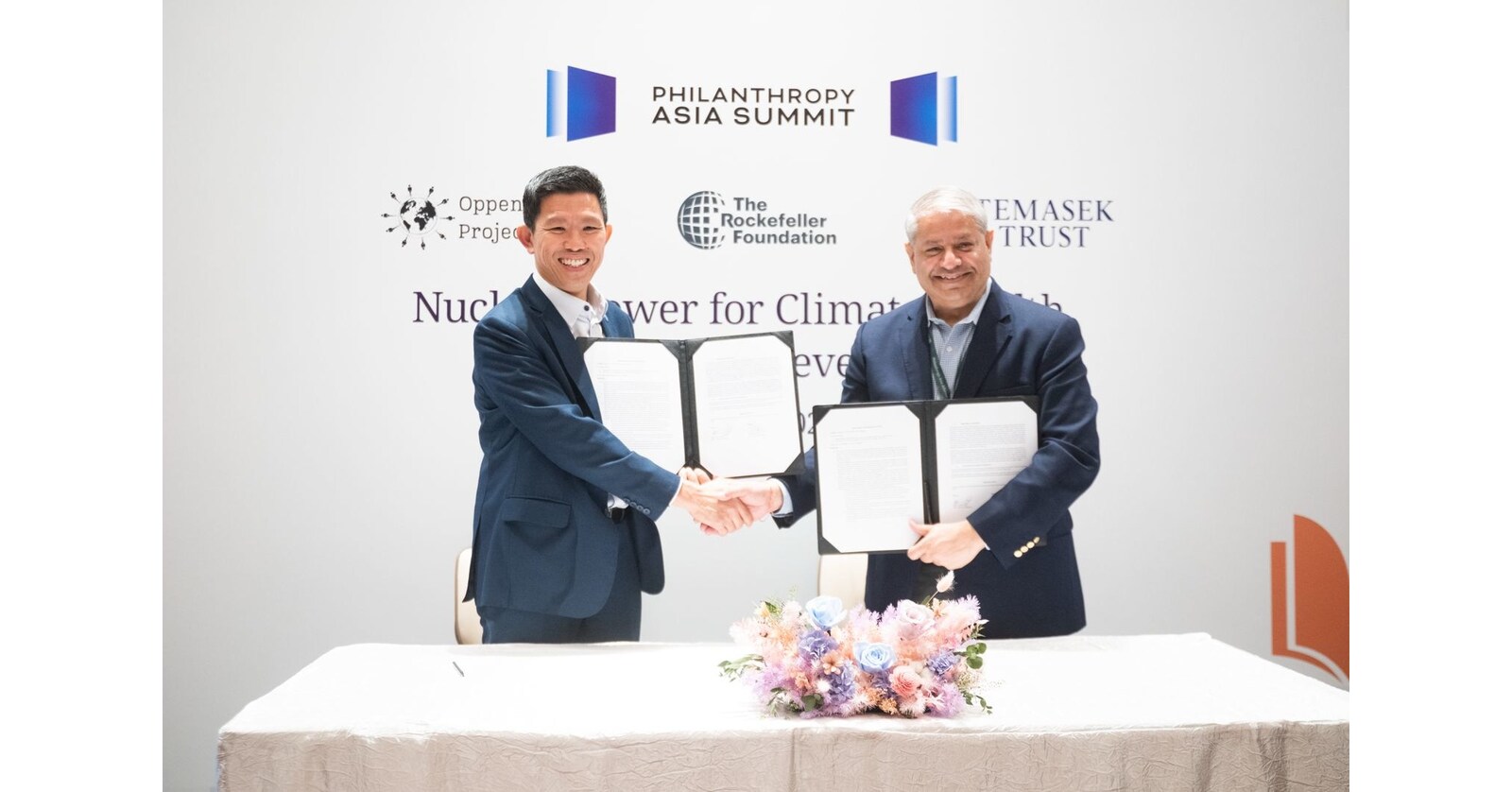 The Rockefeller Foundation and Temasek Trust Announce Global Coalition for Nuclear Philanthropy