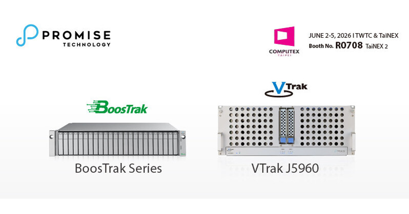 PROMISE Technology Brings Sustainability Focus to AI Storage at COMPUTEX 2026