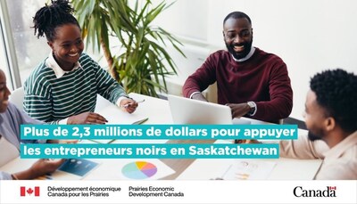 Le gouvernement du Canada investit plus de 2,3 millions de dollars pour appuyer les entrepreneurs noirs en Saskatchewan