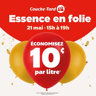 Des économies chez Couche‑Tard et Circle K à l’occasion de la Journée Essence en folie (Groupe CNW/Couche-Tard)