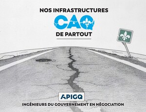 « Nos infrastructures CAQ de partout » : les ingénieurs du gouvernement déclenchent la grève
