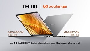 TECNO étend la distribution de ses ordinateurs portables en France et annonce un partenariat avec Boulanger