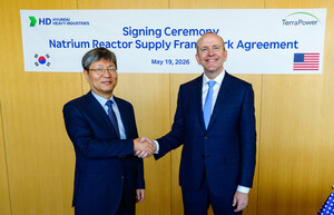 HD Hyundai and TerraPower Sign Natrium® Reactor Supply Framework Agreement